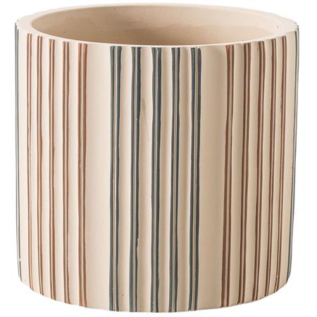Vaso a righe grande d.15 h.15