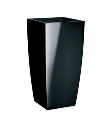 Vaso squadrato lucido con cestello