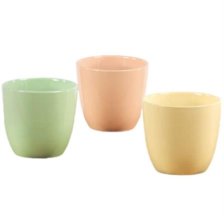 Vaso colori pastello grande d.9 h.9
